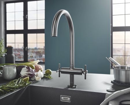 Смеситель для кухни GROHE Atrio New, суперсталь (30362DC0), артикул 30362DC0