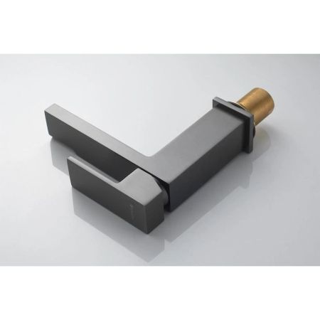 Cмеситель для раковины Knotlor KN-20/GM, оружейная сталь