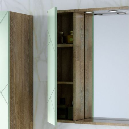 Шкаф навесной с дверью Бриклаер КРИСТАЛЛ 20 см, фисташковый, артикул 4627125416989