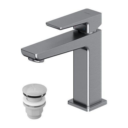 Смеситель для умывальника с донным клапаном OMNIRES PARMA PM7411IN (инокс)