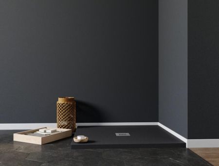 Душевой поддон Aquanet Pleasure 90х90 черный, артикул 00258888