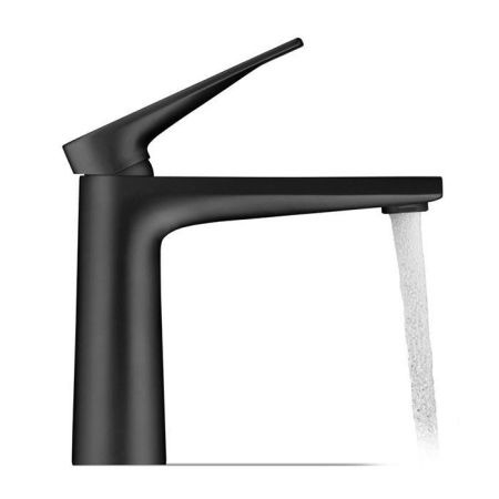 Duravit  Tulum by Starck Смеситель для раковины однорычажный, цвет черный матовый, артикул TU1020002046