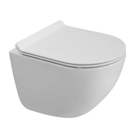 Унитаз подвесной безободковый со смывом TORNADO BelBagno AMANDA-TOR, артикул BB051CH-TOR-FC