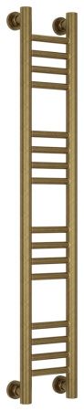 Полотенцесушитель водяной "Богема+" прямая 1000х150 (Состаренная БРОНЗА)