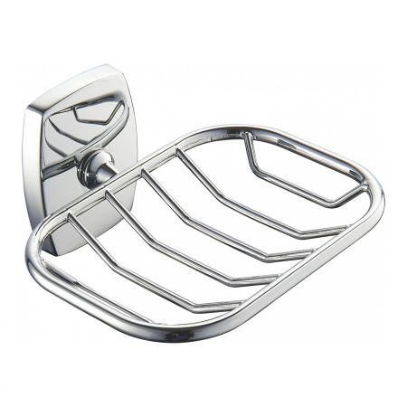 Мыльница с держателем WONZON & WOGHAND PORTO, Хром (WW-1301A), артикул WW-1301A