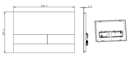 Клавиша смыва Allen Brau Infinity 9.20008.DBN никель браш, артикул 9.20008.DBN