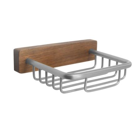 Мыльница Bronze de Luxe FOREST 10703C, матовый хром, артикул 10703C