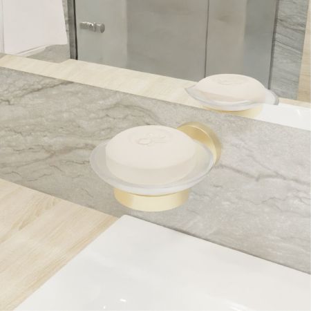 Мыльница FIXSEN COMFORT GOLD FX-87008, золото матовое, артикул FX-87008