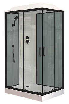 Душевая кабина Royal Bath  RB 8120HP6-GT-BL (серое/прозрачное) левая