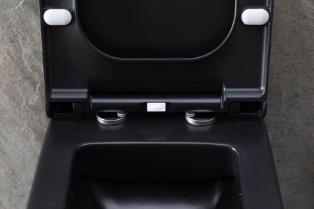 Чаша подвесного унитаза Allen Brau Infinity 4.21011.31 черный матовый, артикул 4.21011.31