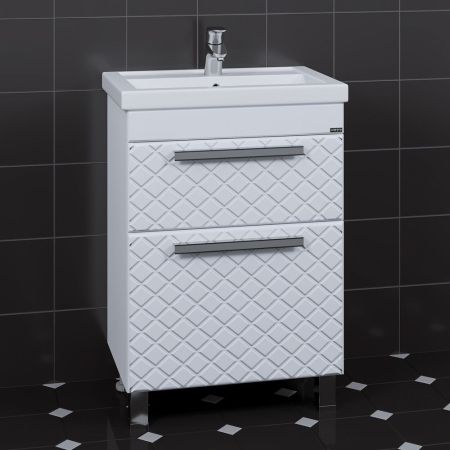 Тумба для умыв. "Калипсо-60" NEW 2 ящ . напол. (Ум. Фостер 60)