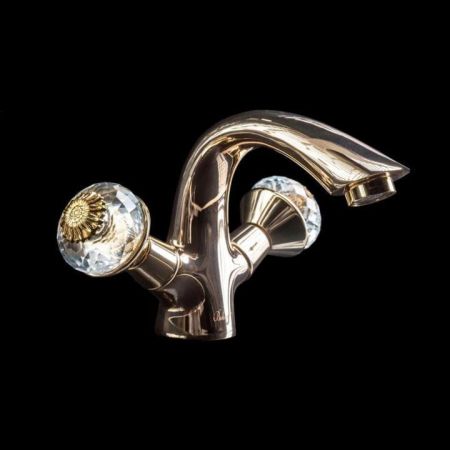 Смеситель для умывальника FLORA золото Opadiris, артикул 