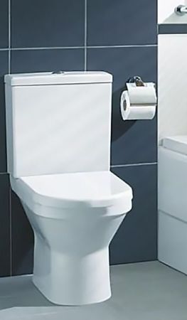 Комплект безободкового унитаза S50 Open-back с сиденьем микролифт, механизм Geberit, артикул 9797B003-7204