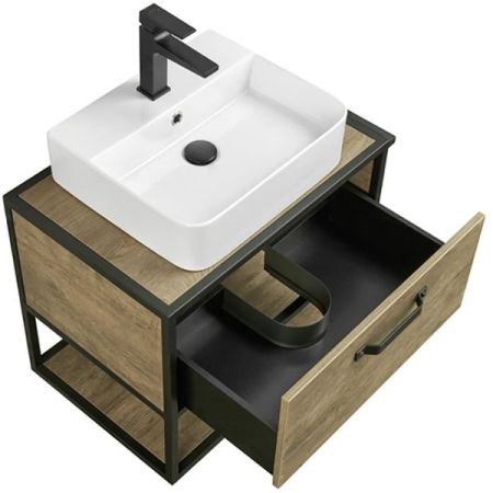 Тумба под раковину АКВАТОН ЛОФТ ФАБРИК 64,2 1A242301LTDY0 (подвесная, дуб кантри), шт, артикул 1A242301LTDY0