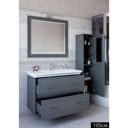 Тумба для раковины Sanflor Модена 105 С02733 Серая