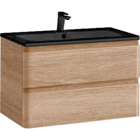 Тумба под раковину Vincea Alba VMC-1A800WO подвесная W.Oak, артикул VMC-1A800WO