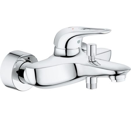 Смеситель для ванны с душем  GROHE EUROSTYLE 33591003 (хром, L-18,2), шт, артикул 33591003