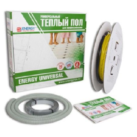 Нагревательный кабель Energy Universal 750 без терморегулятора