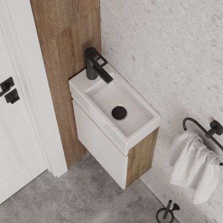 Раковина подвесная Maretti AR13PD37-844, белая, артикул AR13PD37-844