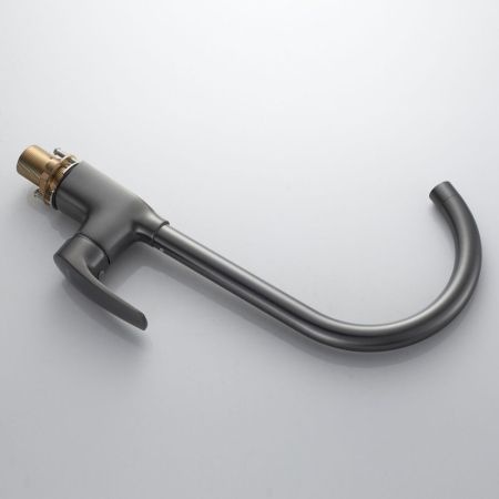 Смеситель для кухни Shevanik S5053T, оружейная сталь, артикул S5053T