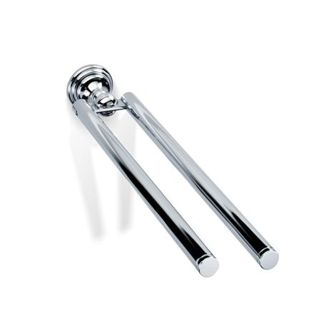 Decor Walther Classic HTH2 Полотенцедержатель двойной, поворотный, подвесной, цвет: хром, артикул 0511100