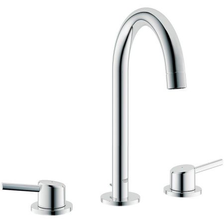 Смеситель для раковины GROHE Concetto на 3 отверстия с донным клапаном, хром (20216001) Смеситель для раковины GROHE Concetto на 3 отверстия с донным клапаном, хром (20216001)
