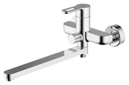 Смеситель для ванны Bravat Stream-D F637163C-LB универсальный Хром, артикул F637163C-LB