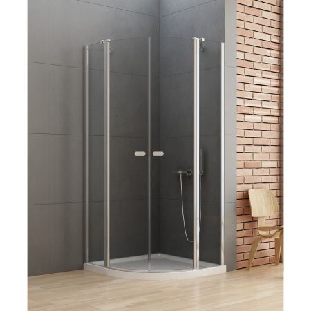 Душевое ограждение NEW TRENDY NEW SOLEO 100x100x195 K-0420 (хром), артикул K-0420