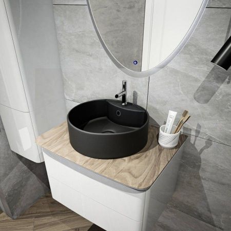 Раковина чаша Maretti EA13NS44-560, черная, артикул EA13NS44-560