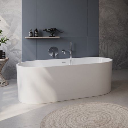 Ванна акриловая отдельностоящая BelBagno BB705, артикул BB705-1800-800