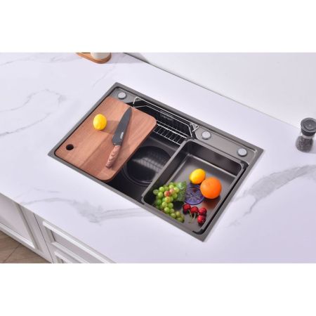 Мойка для кухни Fmark FSC7846Q, сатин