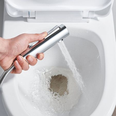 Гигиенический душ со смесителем Shevanik S4005-1, хром