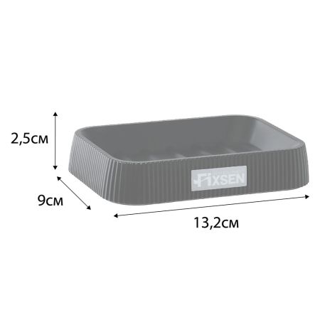 Мыльница FIXSEN BLACK WOOD FX-401-4, черный, артикул FX-401-4