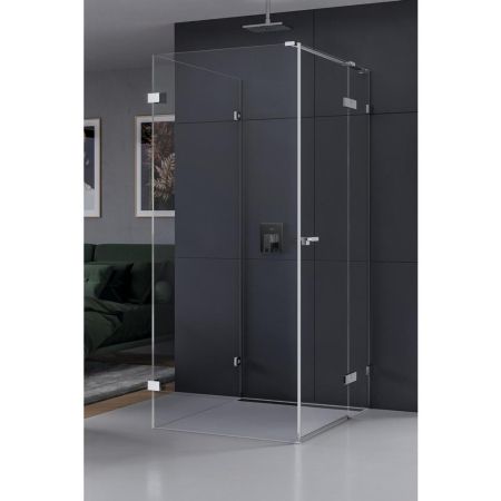 Душевое ограждение NEW TRENDY EVENTA R 90x80x200 EXK-0197 (хром), артикул EXK-0197