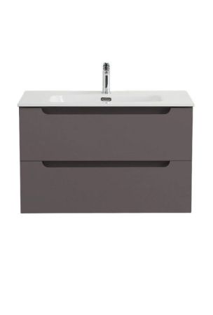 ETNA База под раковину подвесная с двумя выкатными ящиками, с доводчиками, Еловый Матовый, 800x455x500, ETNA-800-2C-SO-VO, артикул ETNA-800-2C-SO-VO