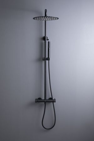 Душевая стойка Allen Brau Fantasy 5.11001-31 черный матовый, артикул 5.11001-31