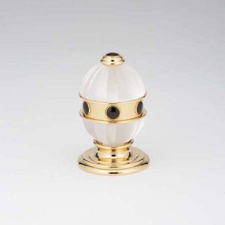 THG AMBOISE ONYX NOIR Вентиль смесителя для раковины, вставки темный оникс, цвет полированное золото