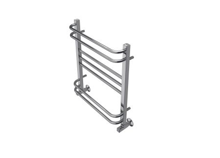 Полотенцесушитель водяной Aquatek (Акватек) Бетта П7 500х600 мм, подключение нижнее/диагональное, сверхпрочная пищевая нержавеющая сталь AISI 304L, гарантия 10 лет, артикул AQ KRC0760CH