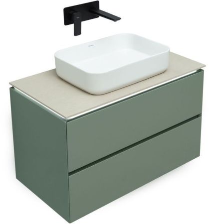 Тумба под раковину Allen Brau Infinity 85 1.21001.CGM олива матовый, артикул 1.21001.CGM