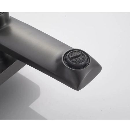 Душевая система Knotlor KN-62/GM, вороненая сталь, артикул KN-62/GM