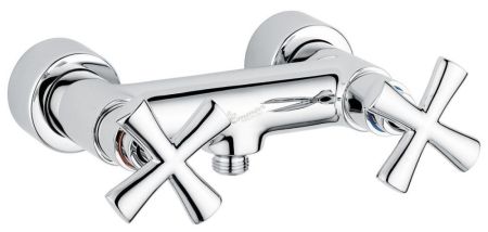 Emmevi Spirit New, двухвентильный смеситель для душа без набора для душа, цвет хром, артикул 31002/CR