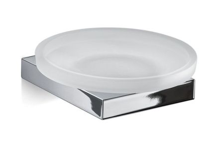 Gedy Lanzarote, настенная стеклянная мыльница, цвет хром, артикул A311(13)