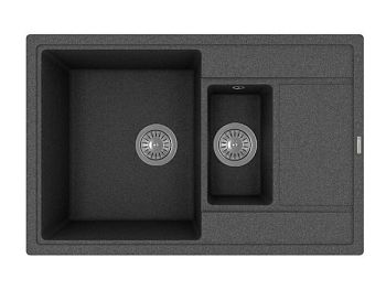 Кухонная мойка Florentina ЛИПСИ 20.250.D0780.102, черный
