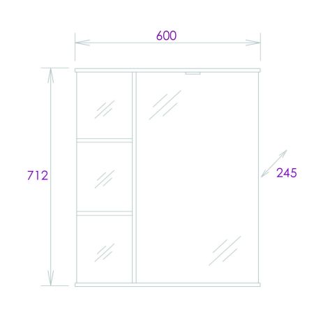 Тумба для умыв. "Родос 40"  подвес. (ум. Сомо 40), артикул 206010