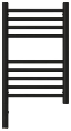 Полотенцесушитель электрический "БОГЕМА 3.0" прямая 500х300 / МЭМ левый (Матовый чёрный)