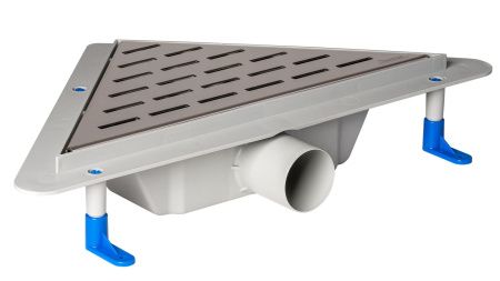 Душевой уголок Ambassador Abner 10011103R-ST5, прямоугольный, угловой трап, 120х80