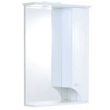 Зеркало со шкафом Акватон Элен 65 с подсветкой 1A219002EN010 Белое