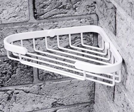 Полка корзина WasserKRAFT K-733W угловая Белая, артикул K-733W