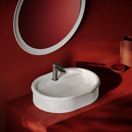 Artceram Зеркала Зеркало LORD керамическая рама с подсветкой Ø 76, цвет белый матовый