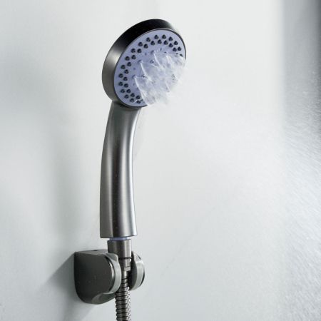 Смеситель для ванны Shevanik S5022T, оружейная сталь